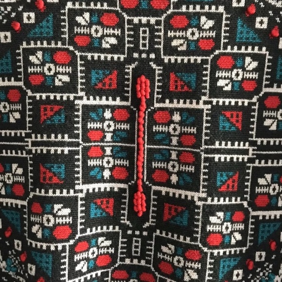 J.Crew | Sweater Womens Size Small Green Wool Long Sleeve Knotted Scarf Top - Picture 5 of 11